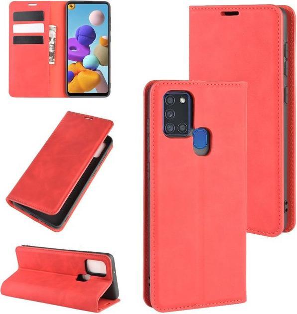 Actual product image MU Classic Classic V Leather Bookcover Series (Samsung Galaxy A21s)