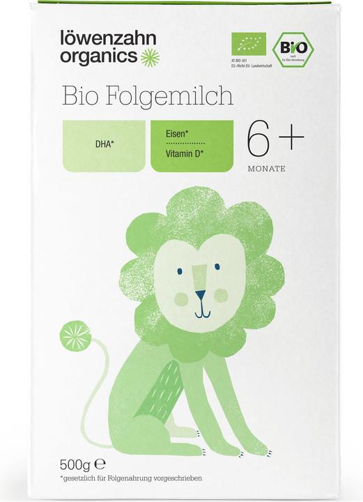 Produktbild Löwenzahn Organics Bio Folgemilch 6+ (500 g, ab 6 Monaten)
