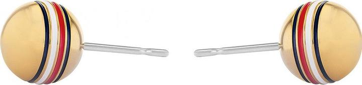 Tommy Hilfiger Gold-plated stud earrings made of steel 2780517 (L) (Edelstahl)