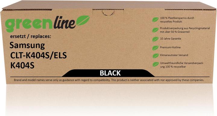 Produktbild Inkadoo Toner greenline ersetzt Samsung CLT-K 404 S/ELS Toner, schwarz Schwarz (BK)