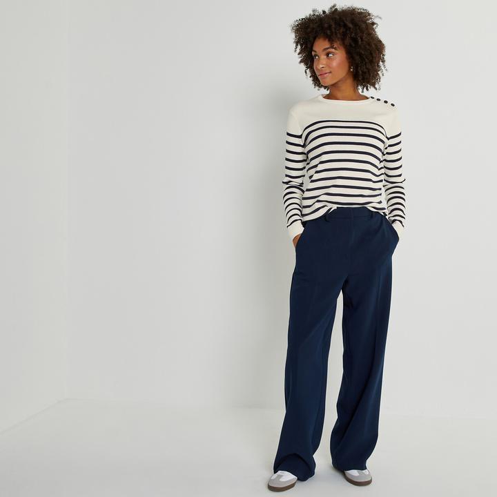 Image du produit La Redoute Collections Pull marin en coton biologique (M)
