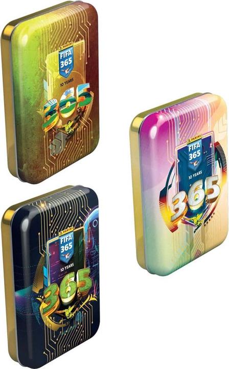 Actual product image Panini FIFA 365 Adrenalyn XL 2025 Trading Cards Pocket Tins Case (5) (English, Booster Pack)