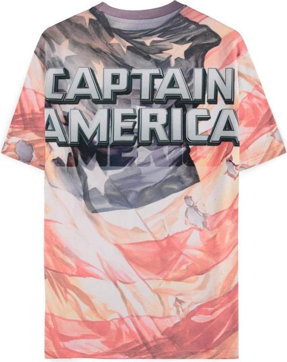 Difuzed Captain America - Digital American AOP Men's Short Sleeved T-shirt - XL (XL)
