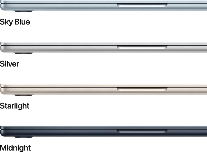Produktbild Apple MacBook Air – 2025 (13.60", M4, 16 GB, 1000 GB, DE)
