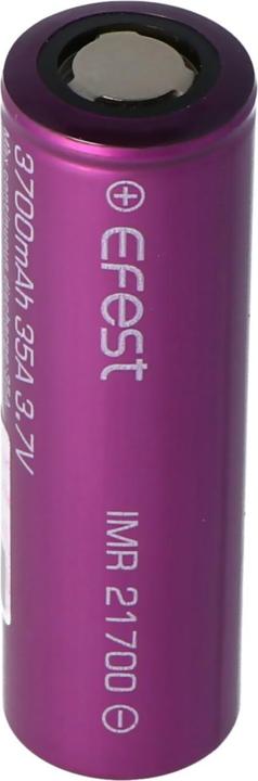 Efest IMR21700 battery - maximum 30A current output (flat top) (1 pcs., 21700, 3700 mAh)