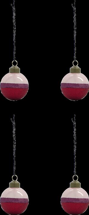 Image du produit House Doctor Ornements, HDStripe, rose/rouge (24 -pièce)