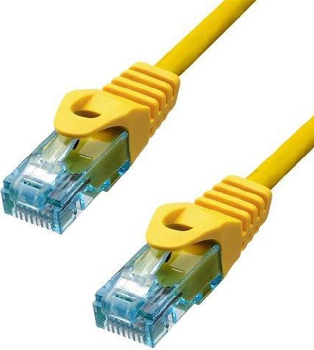 ProXtend U/UTP CAT6A LSZH AWG 24 CU Jaune 25CM (U/UTP, CAT6a, 0.25 m)