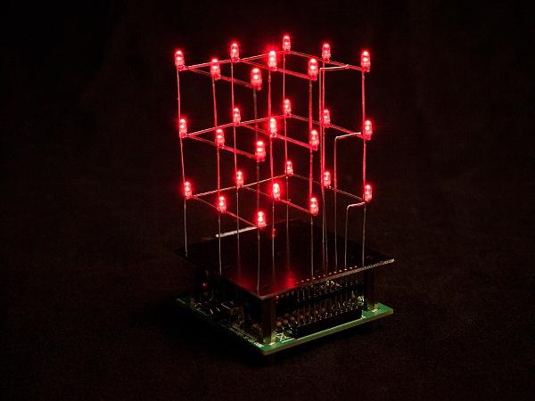 Produktbild Velleman 3D LED CUBE 3 x 3 x 3