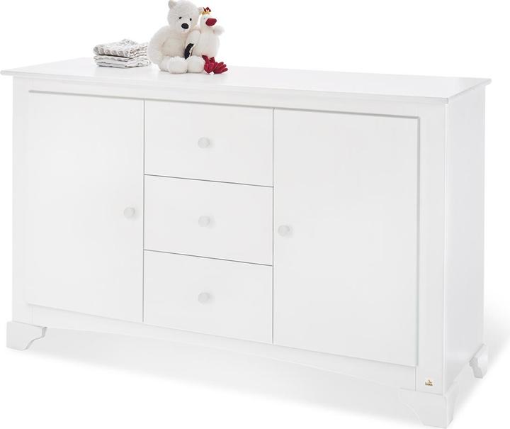 Produktbild Pinolino Kinderzimmer 'Pino' extrabreit gross (Babybett, Wickelkommode, Kinderkleiderschrank)