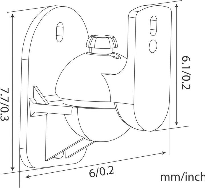 Produktbild myWall HB 4 L (1 Paar, Wandmontage, Neigbar, Drehbar)