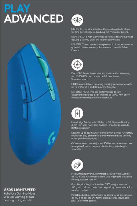 Actual product image Logitech G G305 (Wireless)