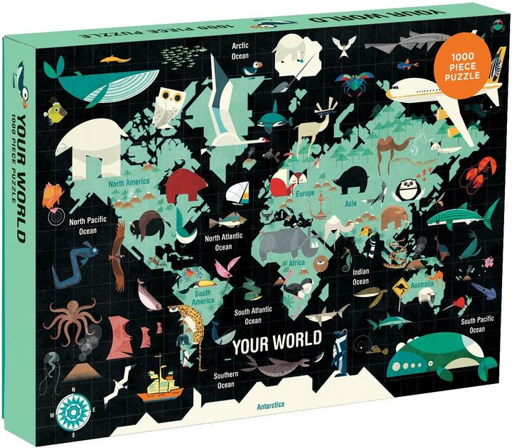 Image du produit Mudpuppy Ton monde, puzzle 1000pcs (1000 pièces)