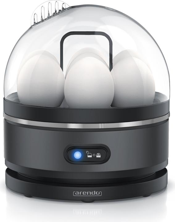 Image du produit Arendo Cuit-oeufs en acier inoxydable 7 fois, 400 W, acier inoxydable, fonction maintien au chaud, dureté