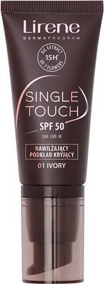 Produktbild Lirene Single Touch Spf50 Feuchtigkeitsspendende Abdeckende Foundation 01 Elfenbein 30ml (01 Ivory)