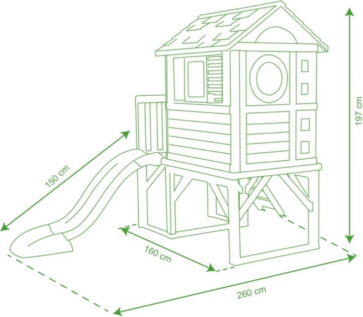 Actual product image Smoby House on stilts