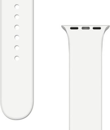 Produktbild Hurtel Silikonarmband APS Silikon Uhrenarmband Watch / SE (41/40 / 38mm) Uhrenarmband Weiss (Silikon)