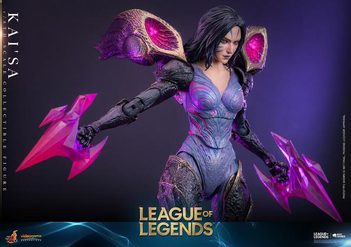 Actual product image Hot Toys League of Legends figurine Video Game Masterpiece 1/6 Kai'Sa 29 cm