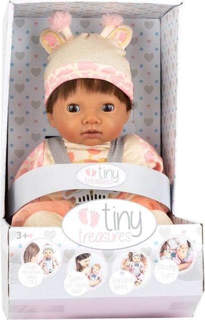 Immagine prodotto Tiny Treasures Vestito da bambola Giraffa dai capelli marroni