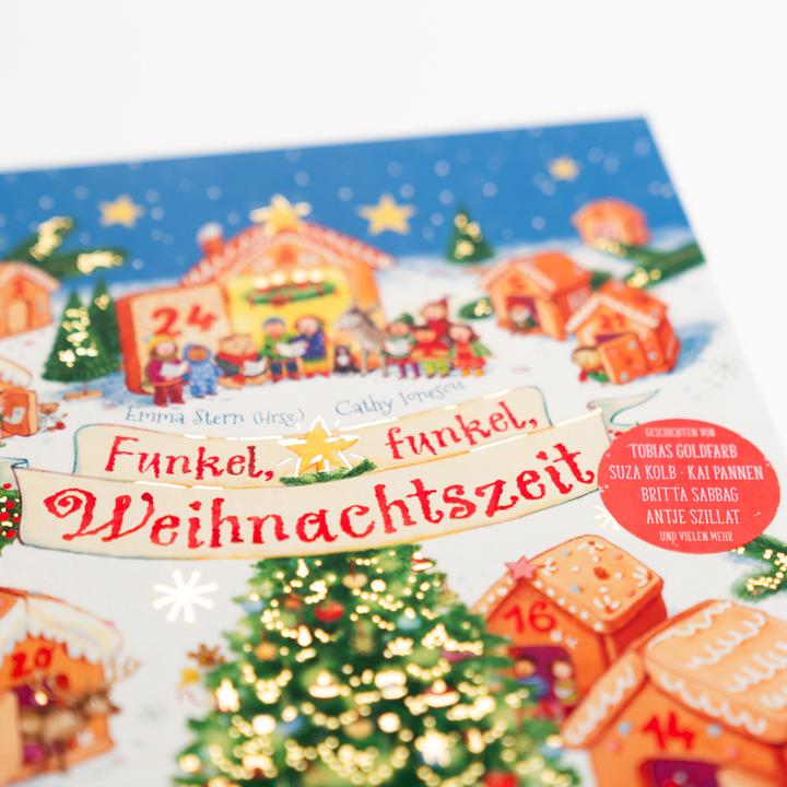 Produktbild Funkel, funkel, Weihnachtszeit 24 Geschichten, Lieder, Ged (Deutsch, Anastasia Braun, Cally Stronk, Suza Kolb, Sarah M. Kempen, Emma Stern, 2023)