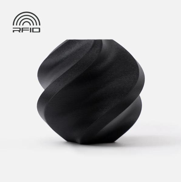 Bambu Lab PLA Mat - Charcoal (PLA, 1.75 mm, 1000 g, Black)