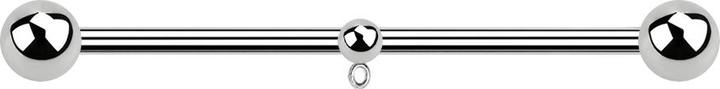 Immagine prodotto Star Piercing Barbell in argento a due sfere con anello a sfera per ciondolo (Acciaio chirurgico 316L, senza ottone)