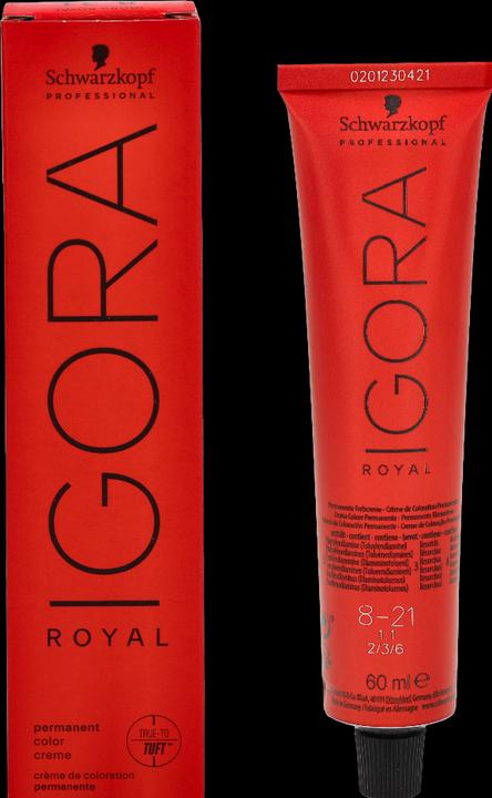 Produktbild Schwarzkopf Professional Igora Royal Take Over 8-211 (8-21 Hellblond Asch Cendré)
