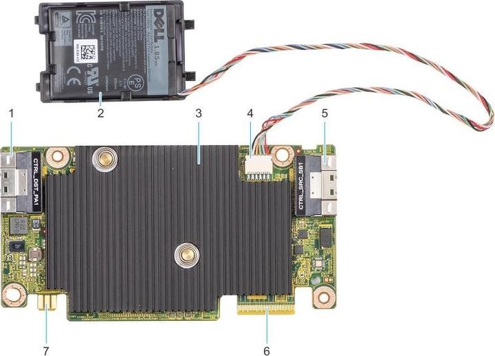 Produktbild Dell PERC H745 Controller, Front