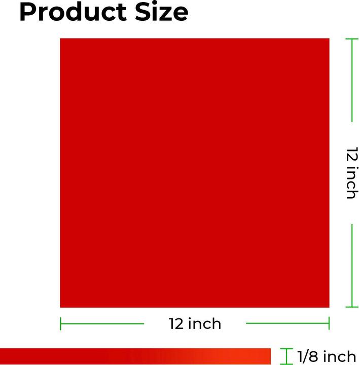 Immagine prodotto XTool Lastre acriliche rosse da 3 mm (confezione da 3)