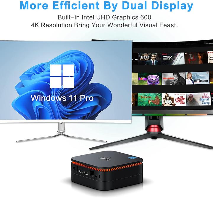 Actual product image NiPoGi Mini PC (Celeron J4105, 12+256GB)