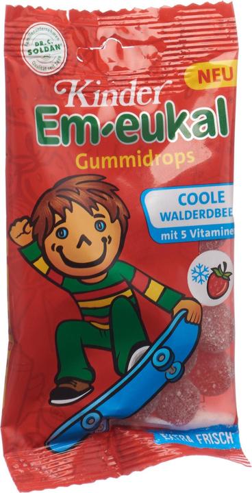 Actual product image Em-eukal Kids Gumdrops Cool Wild Strawberry 75 g (1 pcs., 75 g)