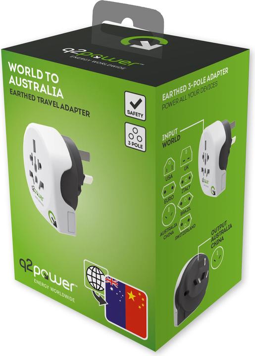 Produktbild Q2 Power Q2Power Reiseadapter Welt