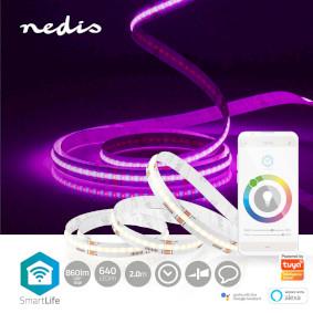 Produktbild Nedis SmartLife LED Strip Wi-Fi, 2m - White (Weiss, 200 cm, Indoor)