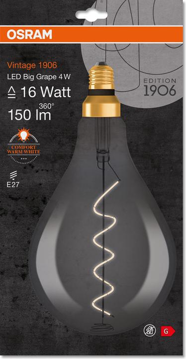 Image du produit Osram Vintage 1906 (E27, 5 W, 110 lm, 1 x, G)
