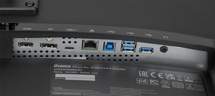Productafbeelding iiyama ProLite XCB3494WQSN-B5 (3440 x 1440 pixels, 34")