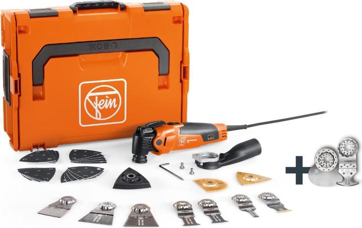 Produktbild Fein MultiMaster 500 PLUS Edition M (für Ausbau / Renovierung, zum Sägen von Holz und Metall, zum Sc