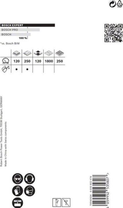 Produktbild Bosch Professional Zubehör EXPERT Tough Material Lochsäge, 70 x 60 mm (70 Millimeter)