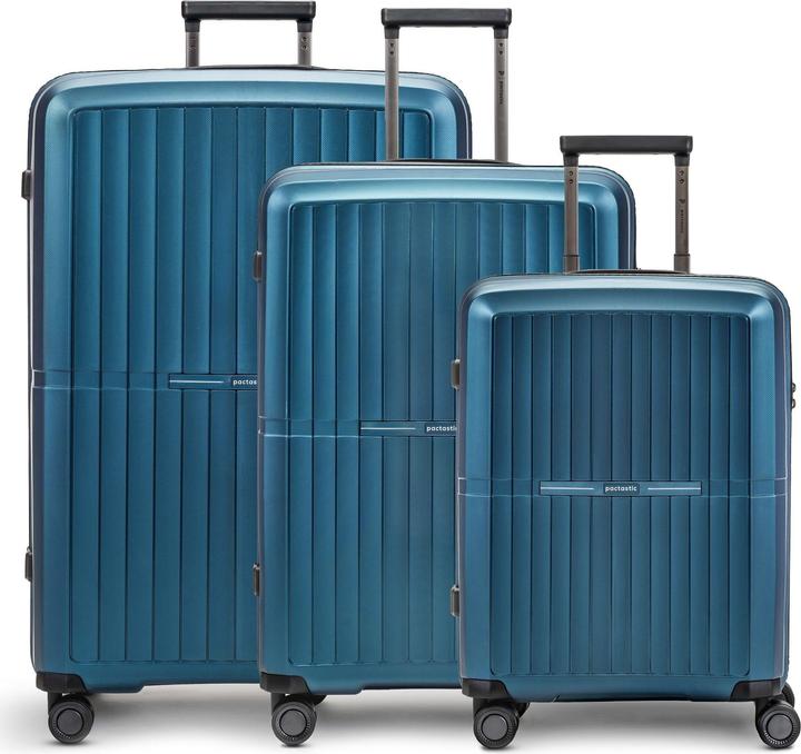 Actual product image Pactastic Collection 01 THE THREE SET 4 wheels suitcase set 3 pcs. (208 l, XL (from 140l))