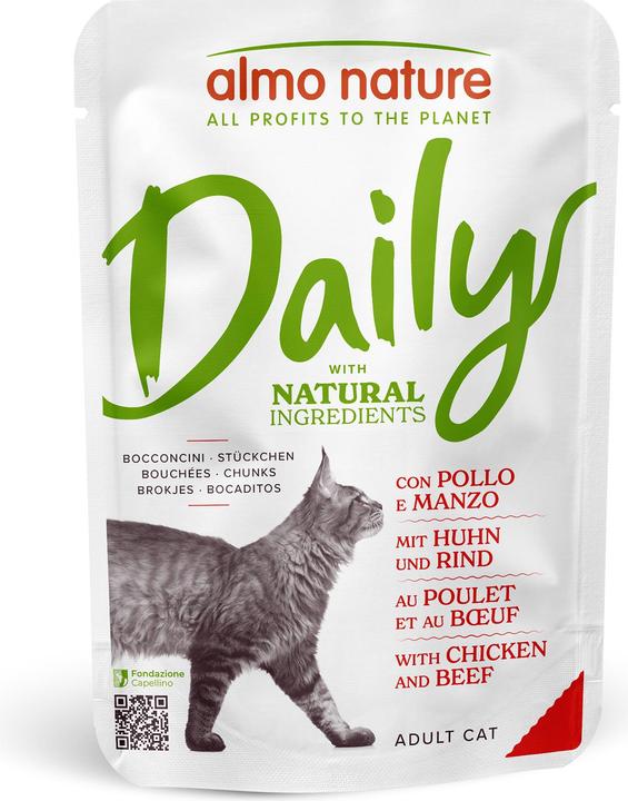 Immagine prodotto Almo Nature Menu giornaliero Pollo e manzo (Adulto, 1 pz., 70 g)