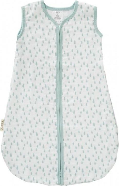 Fresk Sacco a pelo in mussola (TOG 1.0) 0-6 mesi, Raindrop Dusty Blue (1.0 TOG)