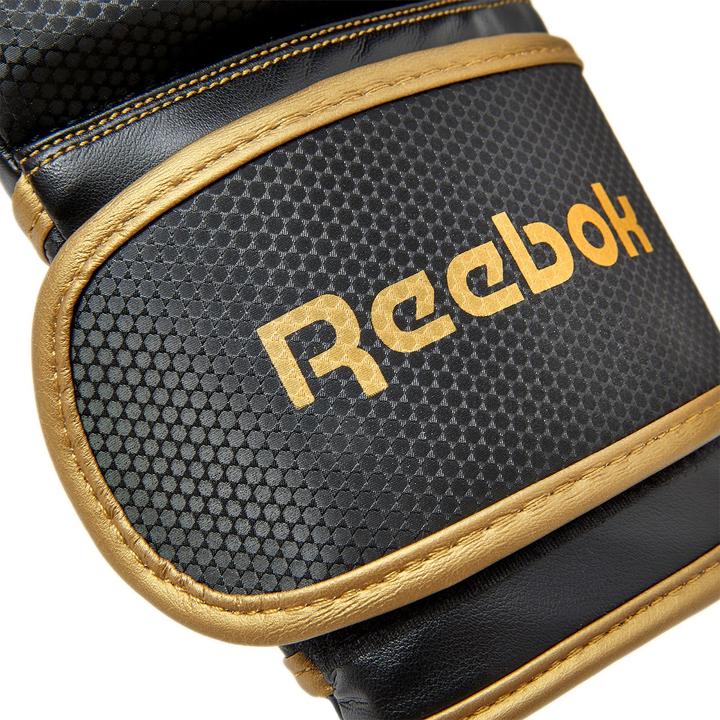 Actual product image Reebok Boxing Gloves Pro Black/Gold (10 OZ, 10)