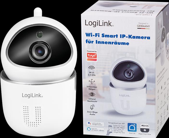 Produktbild LogiLink Smart Home Wi-Fi Camera 360 Degree (1920 x 1080 Pixels)