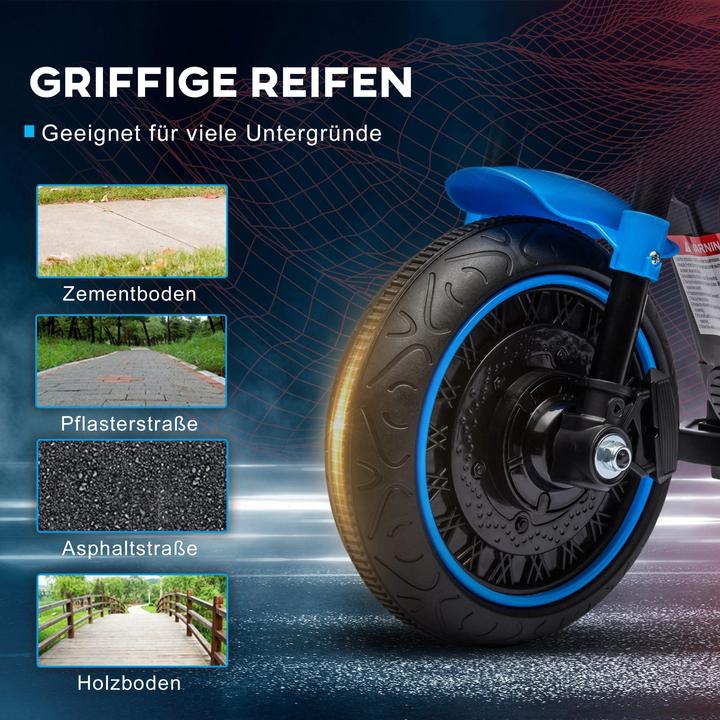 Produktbild Swisshandel24 Kinderelektro-Motorrad, 2 abnehmbare Stützräder, 1,5-3 km/h, für 1,5-3 Jahre Kinder (6 V)