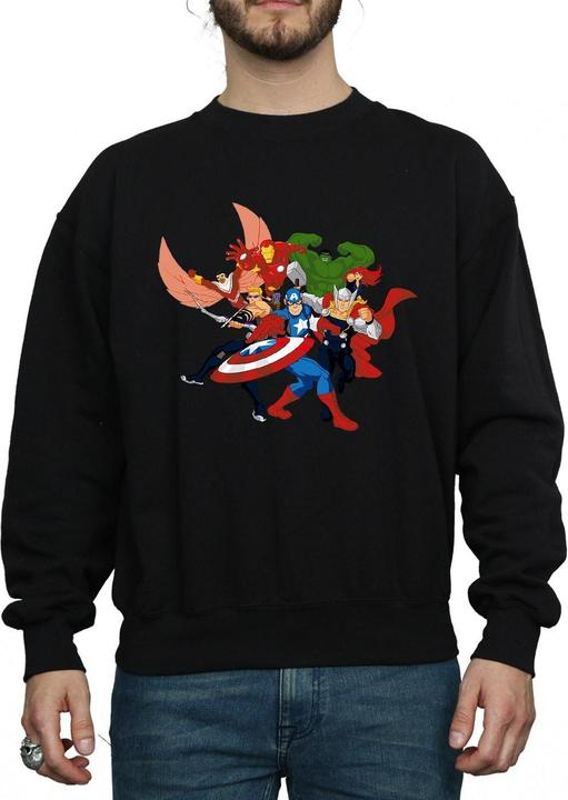 Image du produit - Sweat AVENGERS ASSEMBLE COMIC TEAM - Homme (S)