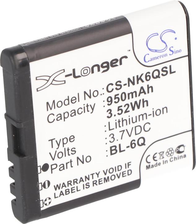 Image du produit AccuCell Batterie Nokia 6700