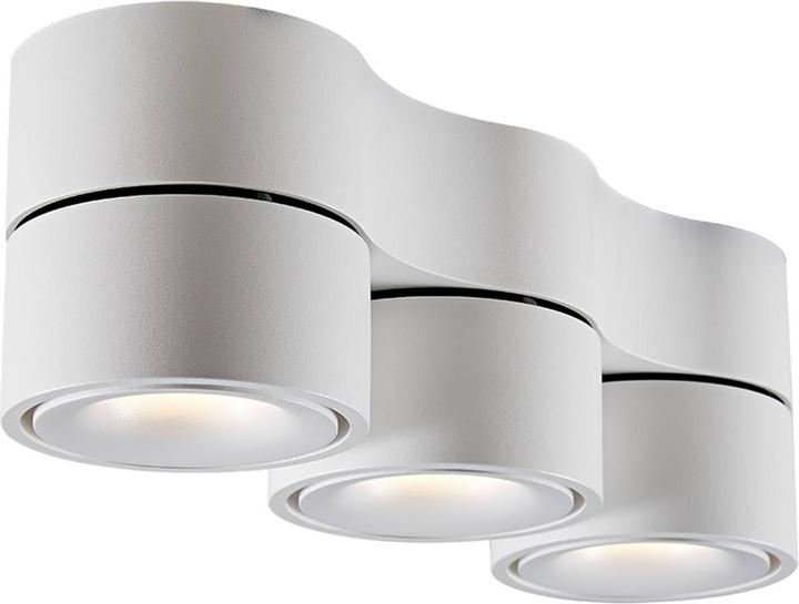 Actual product image Arcchio Rotari LED ceiling light, lenses, 3-light. (2400 lm)