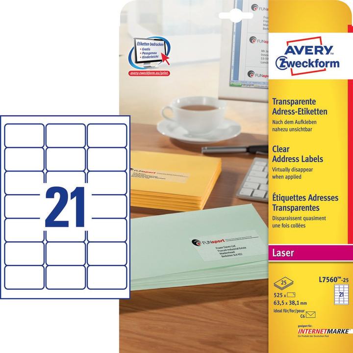 Produktbild Avery Adressaufkleber