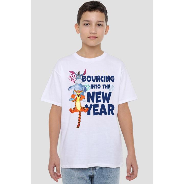 Image du produit Winnie the Pooh - T-shirt BOUNCING INTO THE NEW YEAR - Enfant (140)