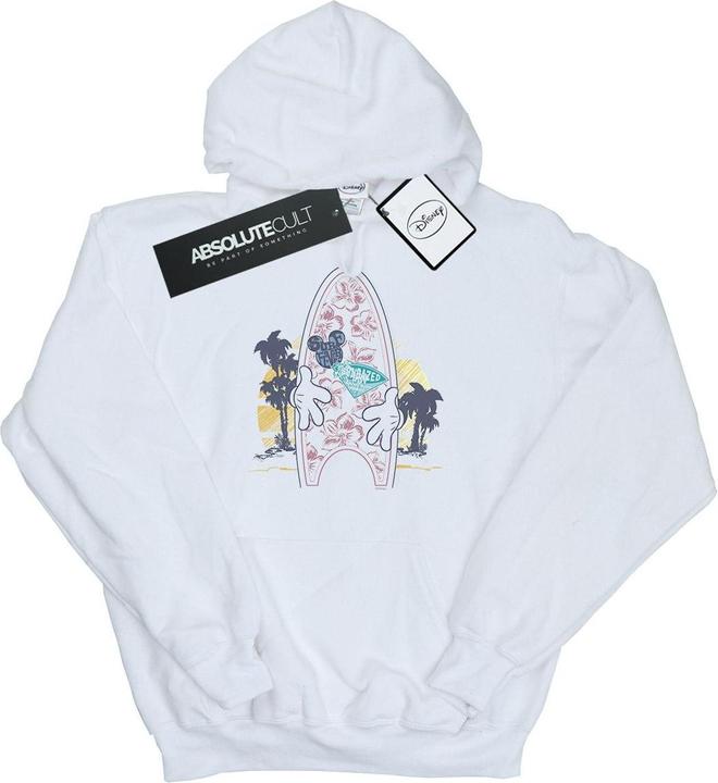 Actual product image Disney Mens Mickey Mouse Surf Fever Hoodie (4XL)