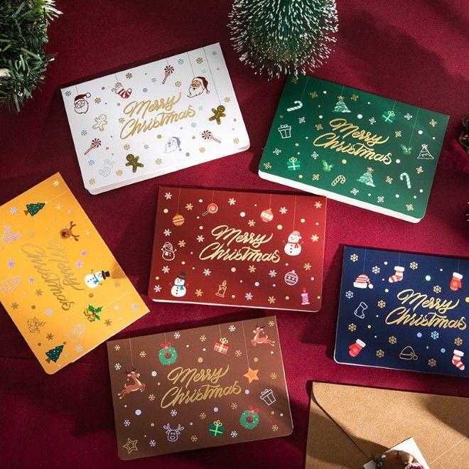 Produktbild MU Classic Weihnachtskarte 6er Set Elegant Holiday Classics Series (6 Stk.)