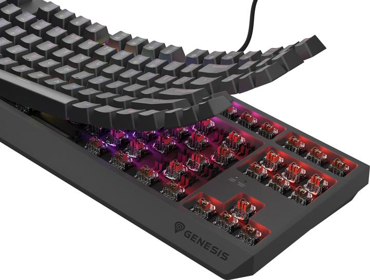 Actual product image Genesis Klawiatura Thor 230 TKL Outemu Brown (NKG-2079) (US, Cable)